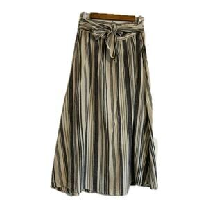Time & Tru Striped Linen Skirt, size Small (4/6)